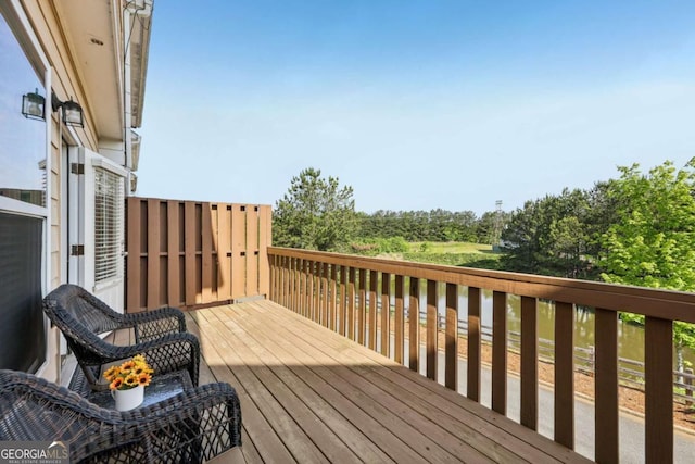 1257 Park Pass Way, Suwanee, GA 30024 - view of wooden deck