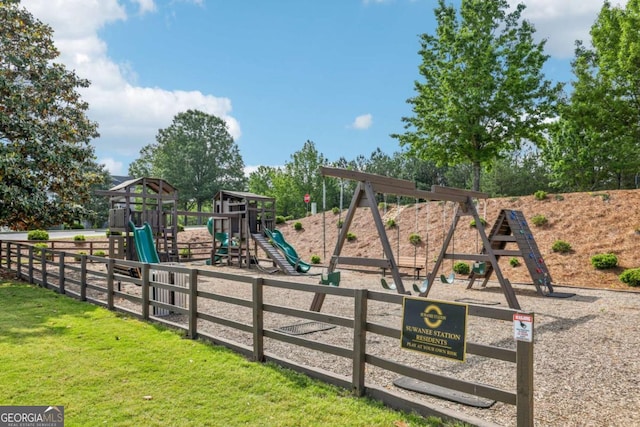 1257 Park Pass Way, Suwanee, GA 30024 - view of communal playground
