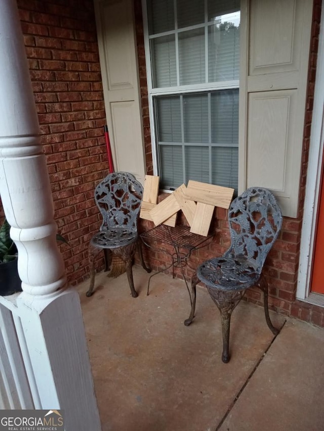 view of patio / terrace featuring a porch