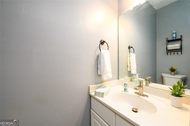 2759 Beddington Way, Suwanee, GA 30024 - half bath featuring vanity and toilet