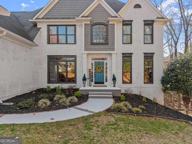 3498 Westhampton Way, Gainesville, GA 30506 - view of front of home featuring brick siding