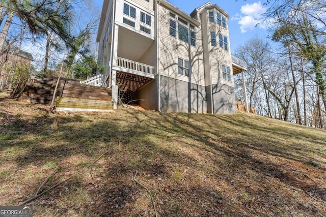 3498 Westhampton Way, Gainesville, GA 30506 - view of property exterior with a lawn