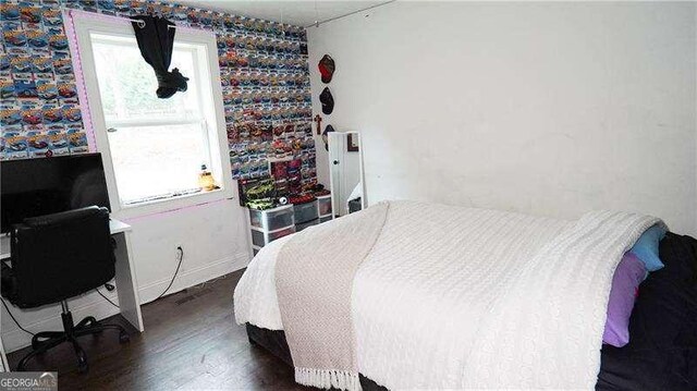 2638 Cleburne Pkwy, Powder Springs, GA 30127 - bedroom with wood finished floors