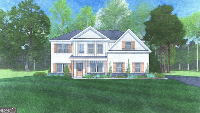 502 Bella Notte Cir Unit 15A, Warner Robins, GA 31088 - view of front of home featuring a front yard