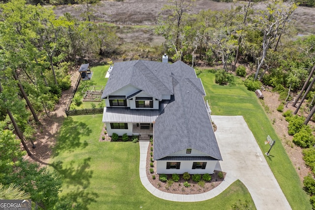 bird's eye view