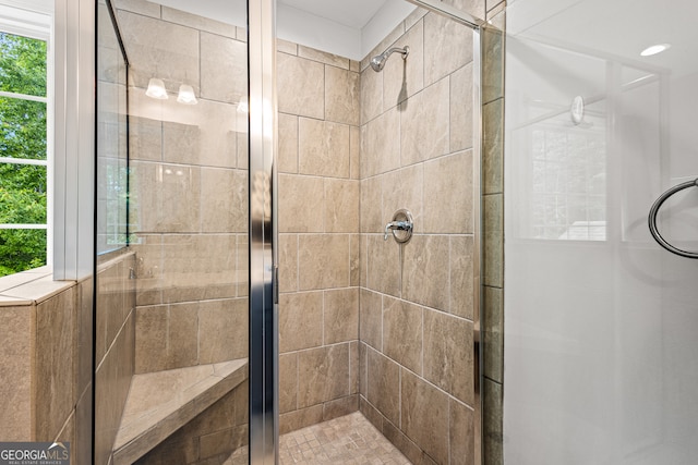 126 Ashton Pl, Newnan, GA 30265 - bathroom with a stall shower