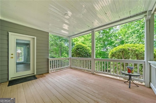 view of deck