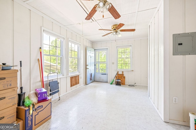 303 Jennys Cove Rd, Cleveland, GA 30528 - sunroom featuring electric panel