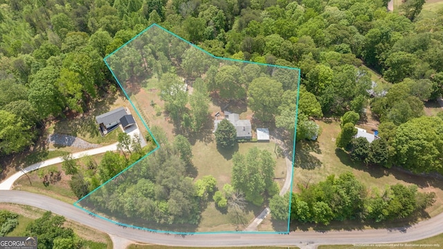 303 Jennys Cove Rd, Cleveland, GA 30528 - aerial view with a view of trees