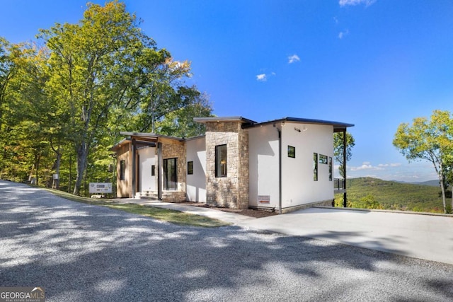 714 Scouts Overlook, Morganton, GA 30560 - exterior space featuring stucco siding and stone siding