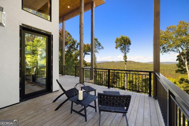 714 Scouts Overlook, Morganton, GA 30560 - view of wooden deck