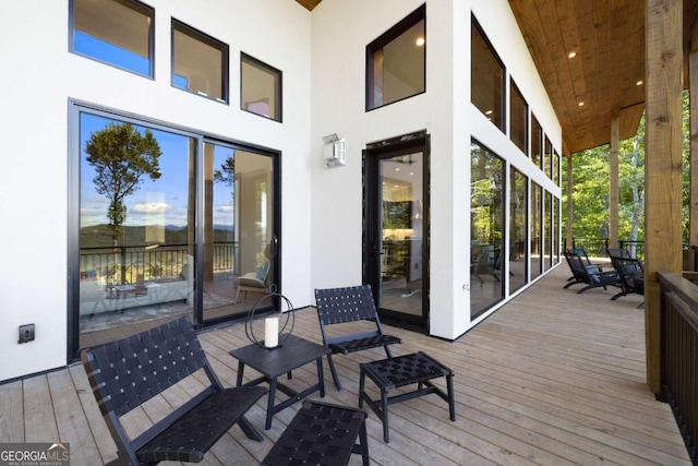 714 Scouts Overlook, Morganton, GA 30560 - view of wooden deck