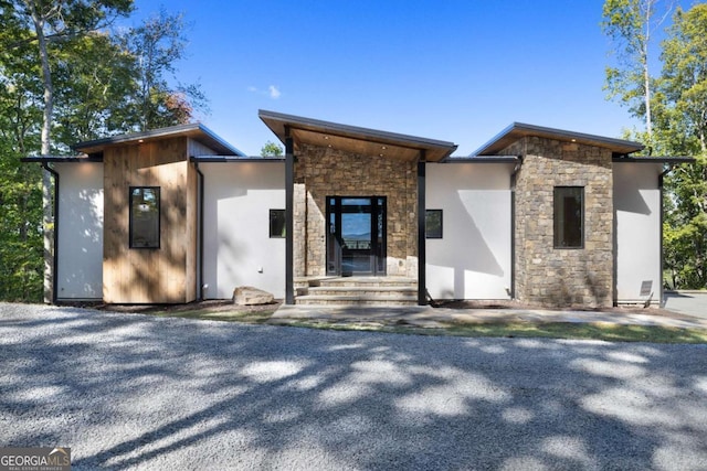 714 Scouts Overlook, Morganton, GA 30560 - view of front of home featuring stone siding and stucco siding