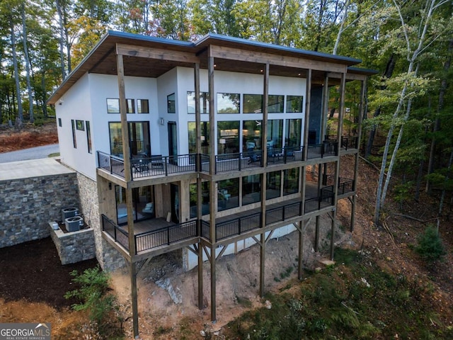 714 Scouts Overlook, Morganton, GA 30560 - back of house with stucco siding