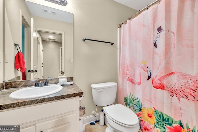 1553 Shoal Creek Dr, Winder, GA 30680 - bathroom with vanity and curtained shower