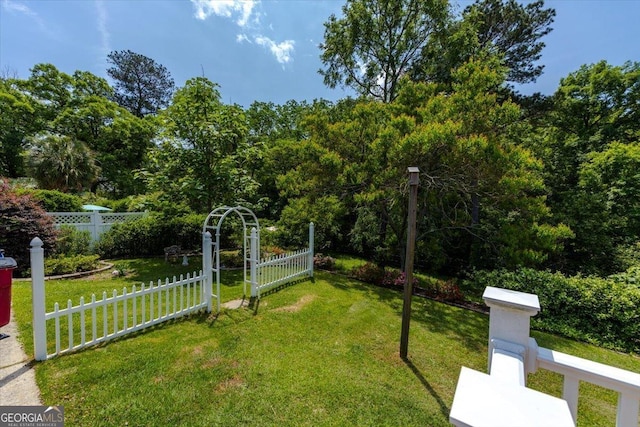 540 Commanche Dr, Macon, GA 31210 - view of gate with a yard and fence