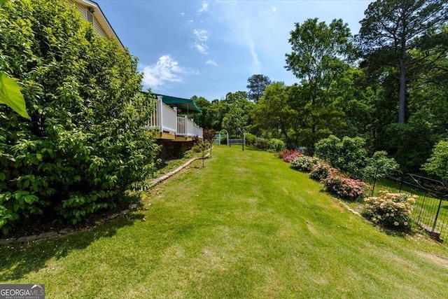 540 Commanche Dr, Macon, GA 31210 - view of yard with fence