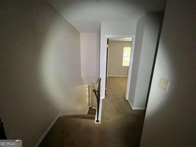 2572 Stratford Ln, Morrow, GA 30260 - hall with baseboards and carpet floors