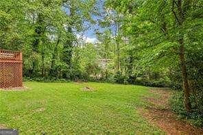 view of grassy yard