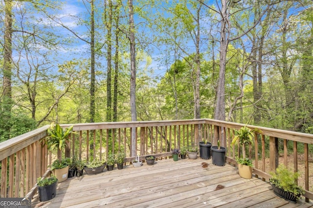 3819 Shane Ct, Ellenwood, GA 30294 - view of wooden terrace