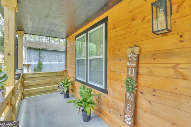 3819 Shane Ct, Ellenwood, GA 30294 - exterior space featuring covered porch