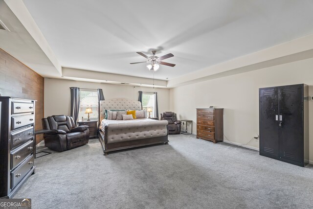 548 Azalea Bloom Dr E, Loganville, GA 30052 - bedroom with carpet floors and ceiling fan