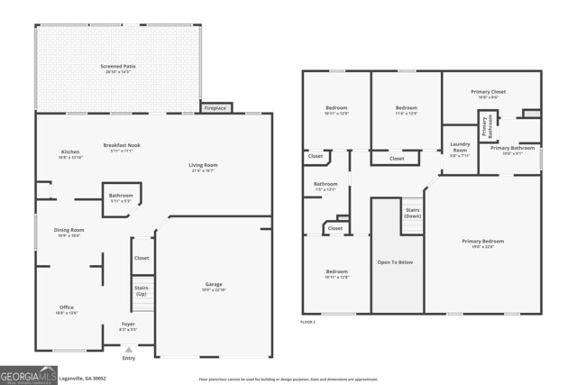 548 Azalea Bloom Dr E, Loganville, GA 30052 - room layout
