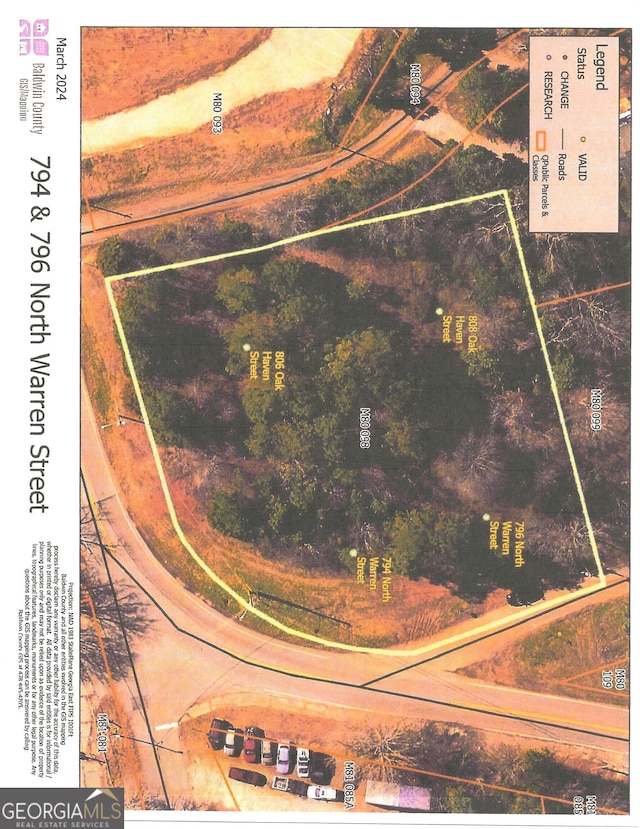 794 N Warren St, Milledgeville GA, 31061 land for sale