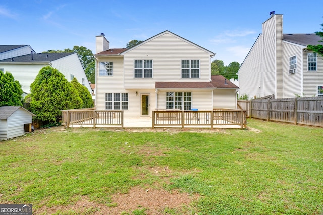 3550 Willow Tree Trce, Decatur, GA 30034 - back of property with a chimney