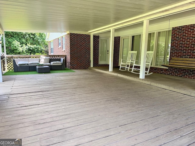 1101 Tallahassee Rd, Bainbridge, GA 39819 - deck featuring outdoor lounge area