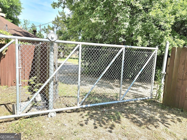 gate with fence