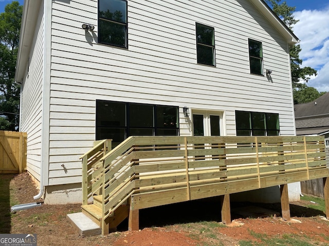 2167 Main St NW, Atlanta, GA 30318 - rear view of house featuring a deck