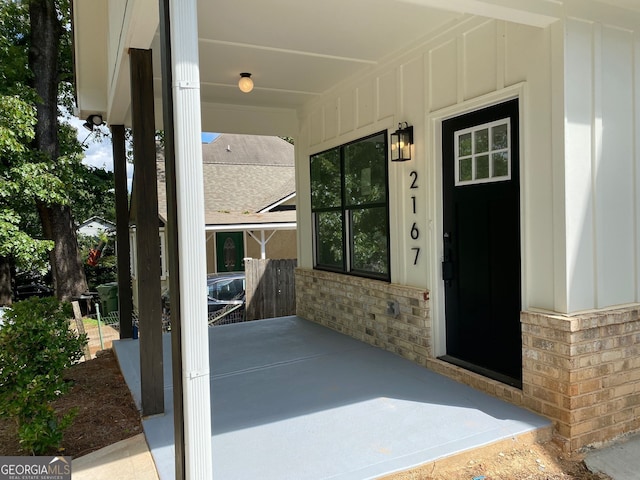 2167 Main St NW, Atlanta, GA 30318 - view of patio featuring covered porch