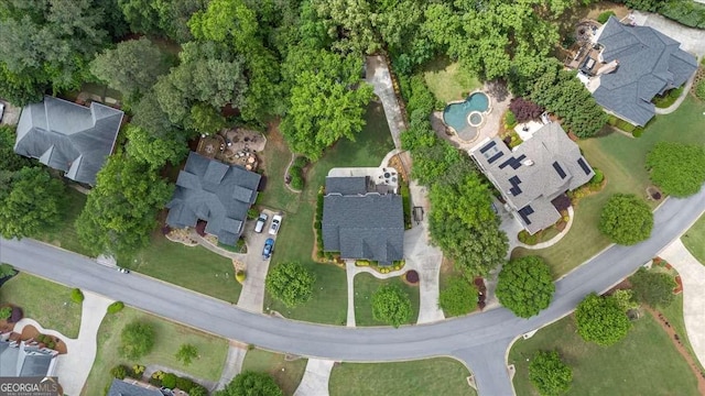 aerial overview of property's location