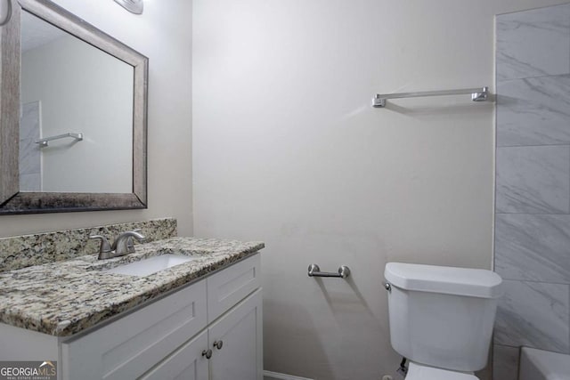 3938 Emerald Springs Ct, Decatur, GA 30035 - bathroom with toilet and vanity