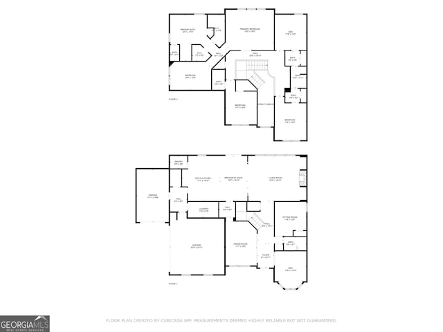 621 Oakbourne Way, Woodstock, GA 30188 - home floor plan