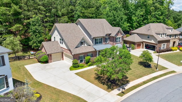 621 Oakbourne Way, Woodstock, GA 30188 - view from above of property