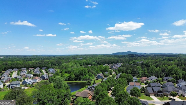 621 Oakbourne Way, Woodstock, GA 30188 - aerial view of residential area with a forest