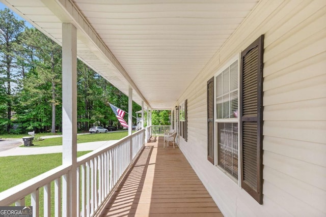 37 Winesap Ct, Temple, GA 30179 - wooden porch with a lawn