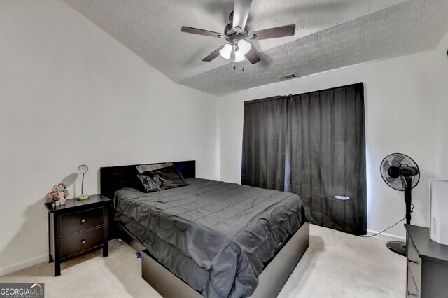 bedroom featuring carpet, baseboards, and visible vents