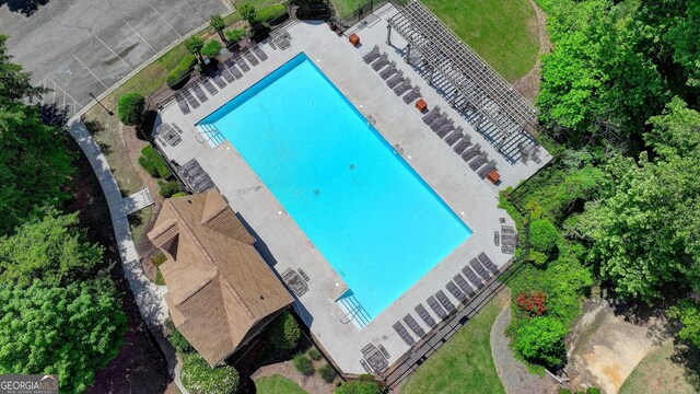 drone / aerial view