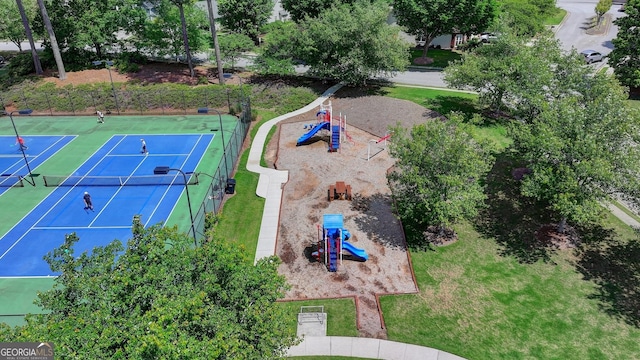 bird's eye view