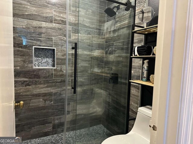 6119 Woodmont Blvd, Peachtree Corners, GA 30092 - full bath with a shower stall and vanity