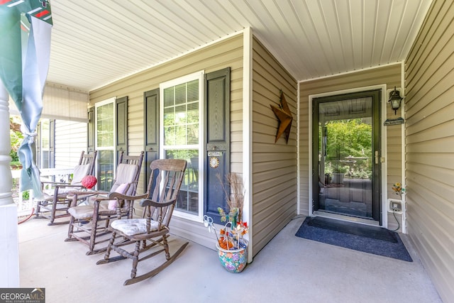 425 W Ridgeway Rd, Maysville, GA 30558 - property entrance featuring covered porch