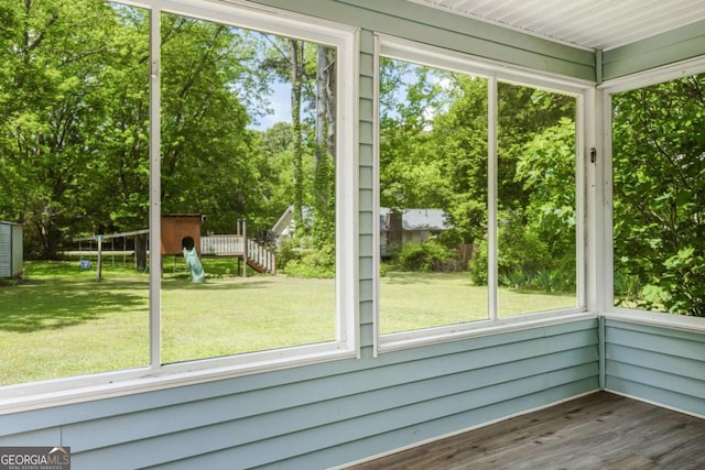 40 Carole Dr, Carrollton, GA 30117 - unfurnished sunroom featuring plenty of natural light