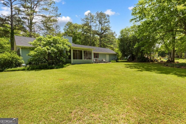 40 Carole Dr, Carrollton, GA 30117 - view of yard with a sunroom