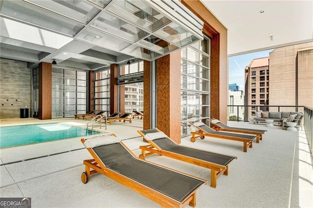 40 12th St NE Unit 803, Atlanta, GA 30309 - view of swimming pool featuring a view of city