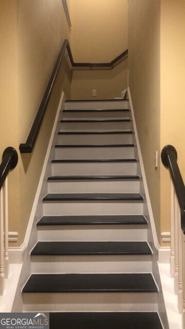 view of stairs