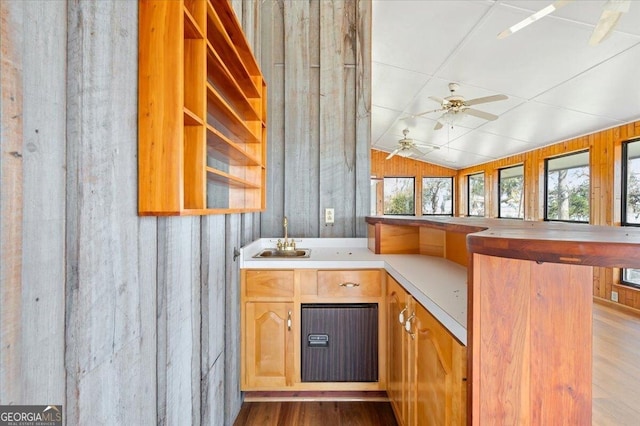 863 Hickory Bluff Rd, Waverly, GA 31565 - interior space with a sink and a wealth of natural light