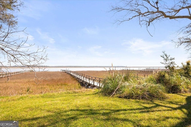 863 Hickory Bluff Rd, Waverly, GA 31565 - view of yard featuring a water view